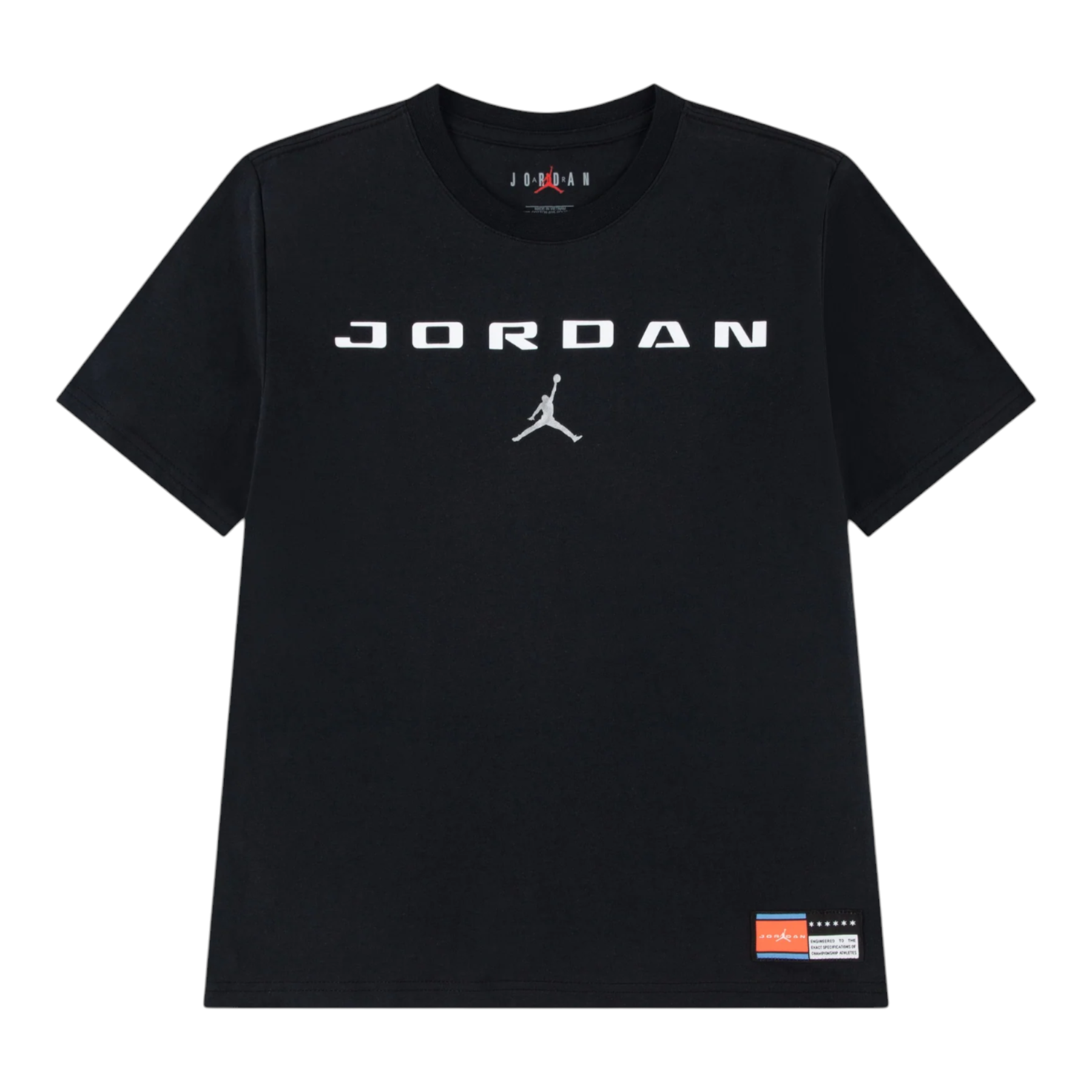 T-shirt con logo iconico bambino nero jordan