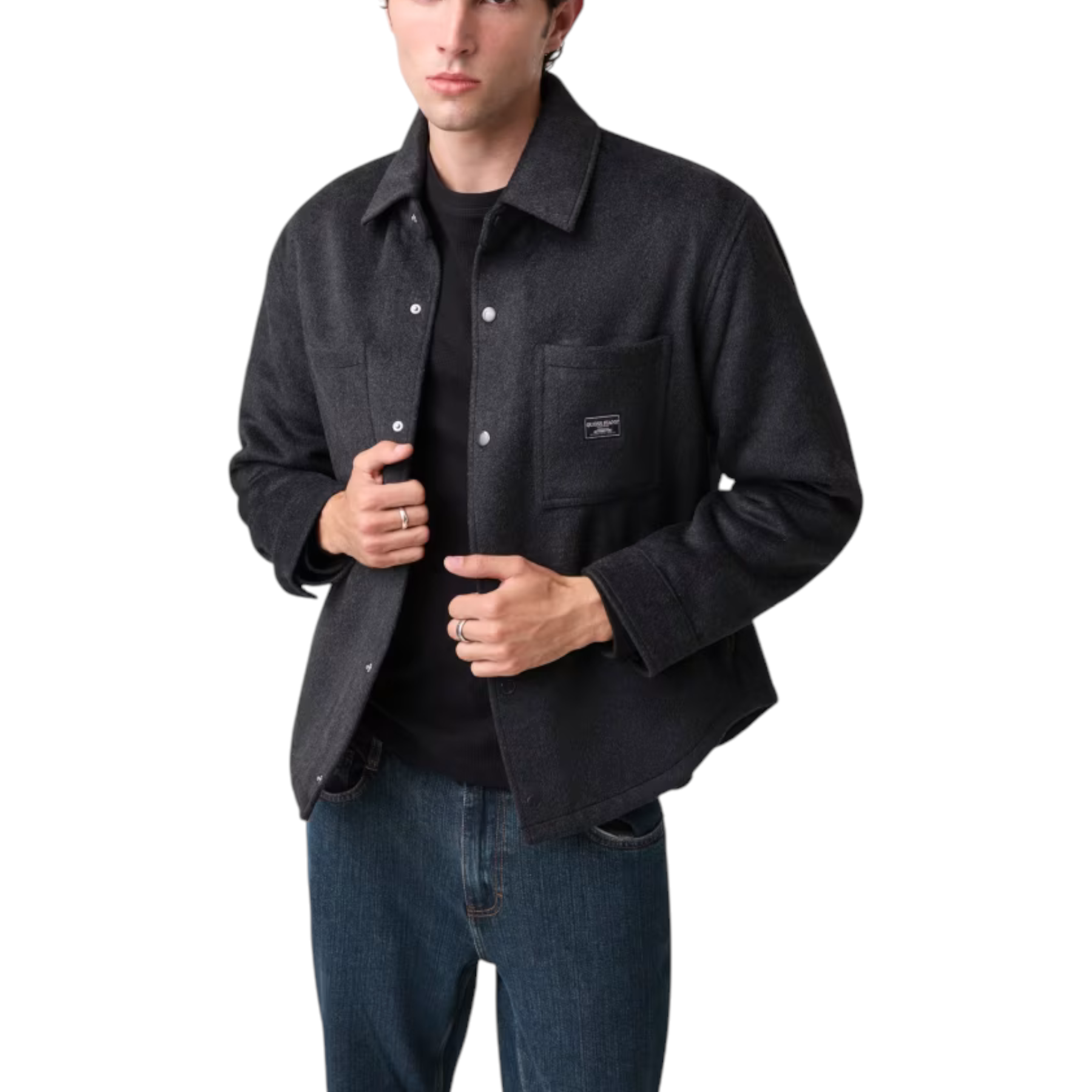 Giacca in lana uomo nero guess - giacche