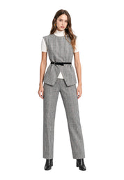 Pantalone scozzese Donna Grigio PLEASE