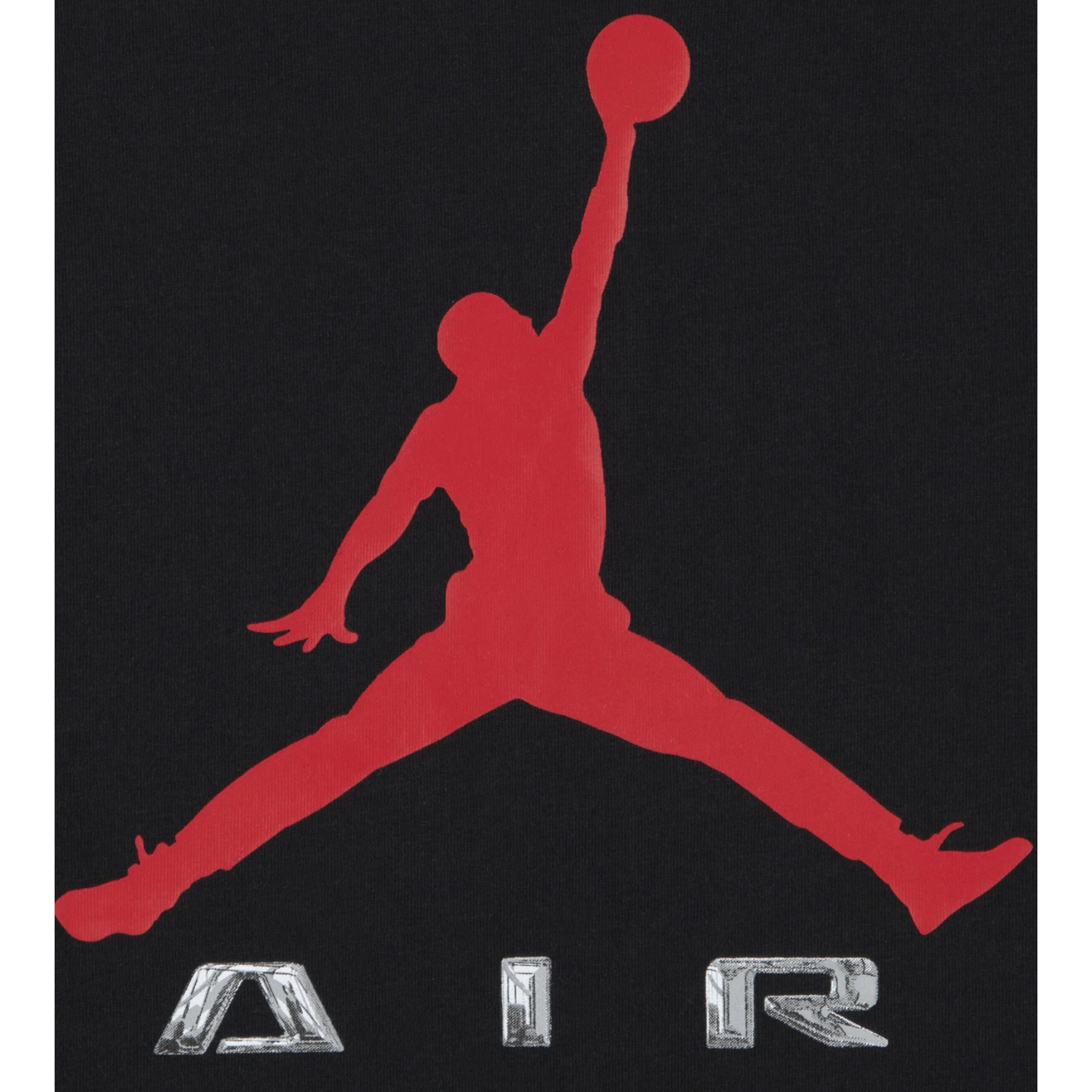 T-shirt con logo iconico bambino nero jordan