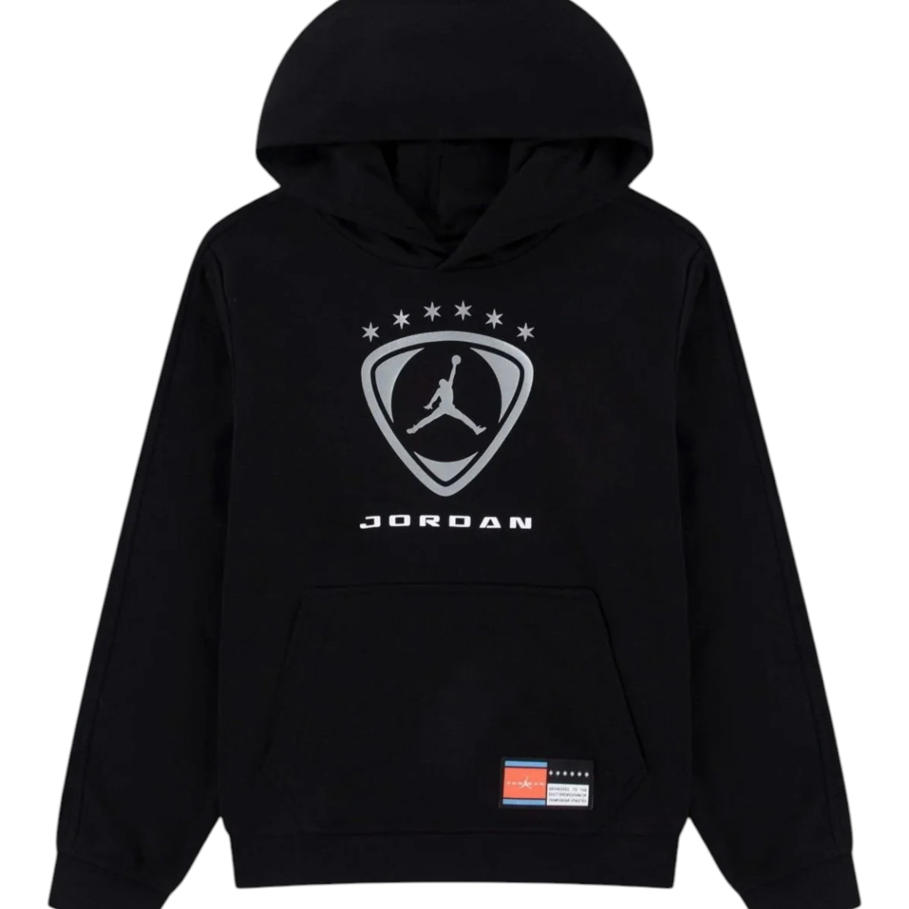 Felpa con cappuccio football bambino nero jordan - felpe