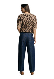 Jeans baloon fit vita alta pinces Uomo Blu PLEASE