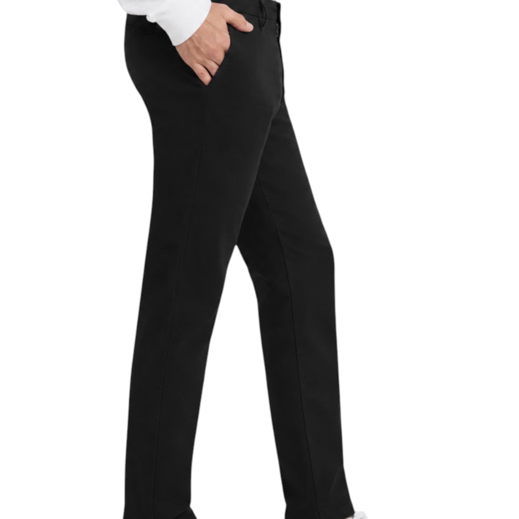 Pantaloni chino uomo guess jeans nero