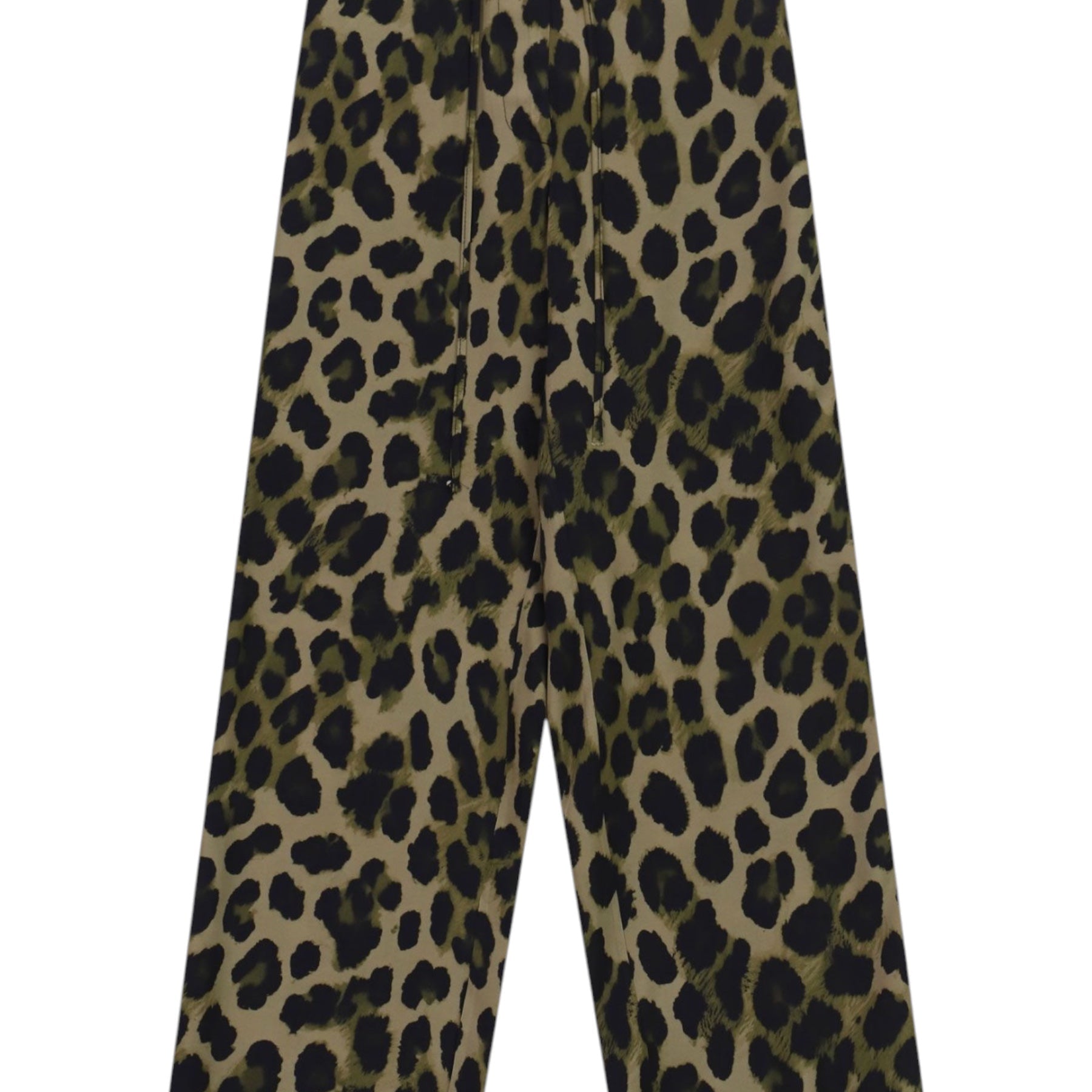 Pantaloni palazzo animalier vita alta donna multicolore imperial