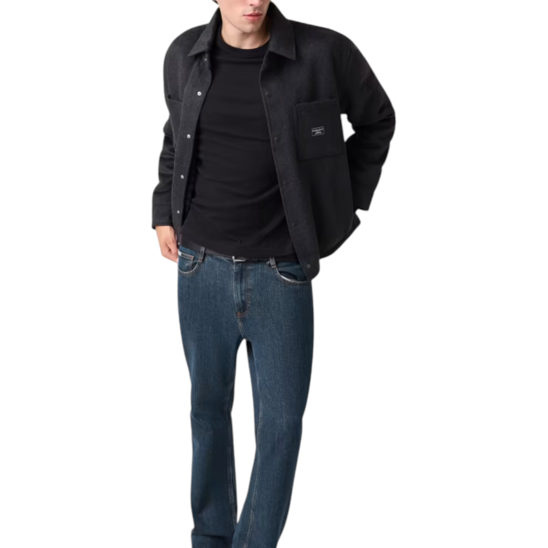 Giacca in lana uomo nero guess - giacche