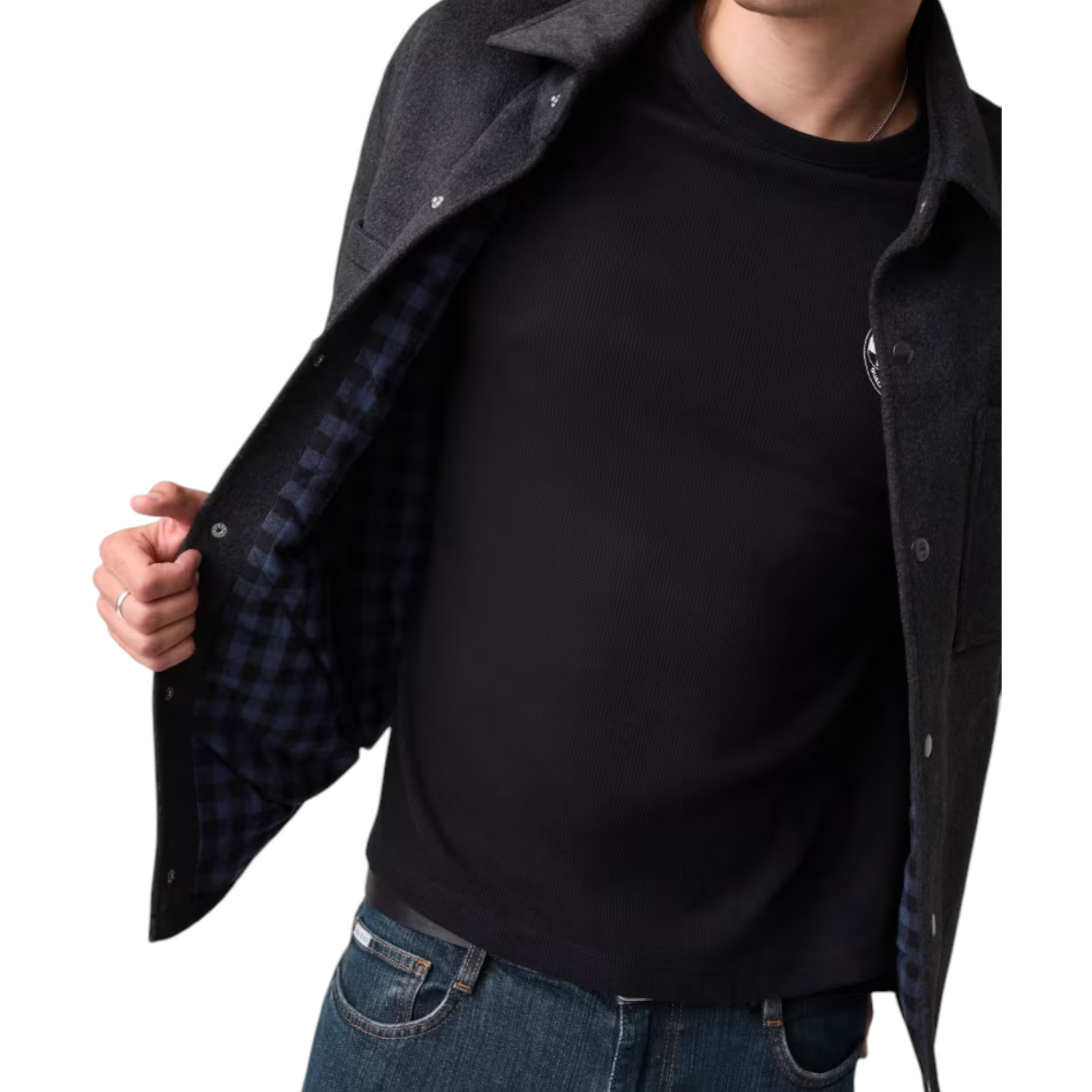 Giacca in lana uomo nero guess - giacche