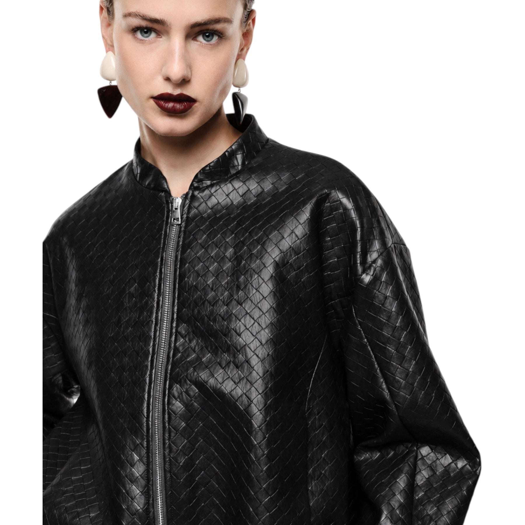 Bomber jacket corta donna nero imperial - giacche