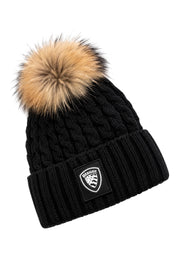 Cappello marotta con pompon in lana nero blauer - cappelli