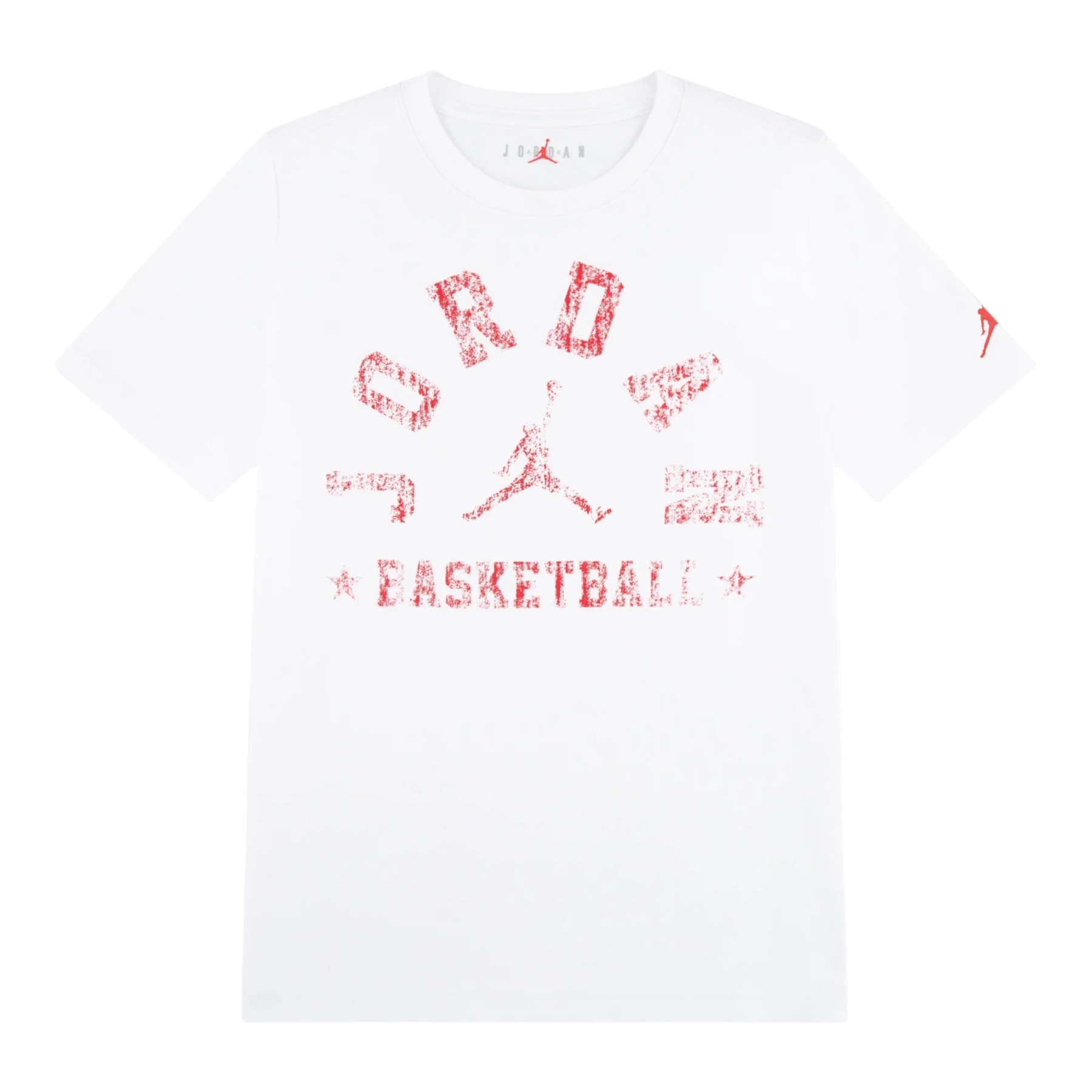 T-shirt arch bambino bianco jordan