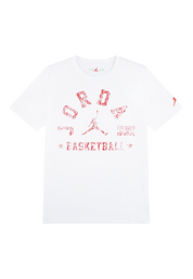 T-shirt arch bambino bianco jordan