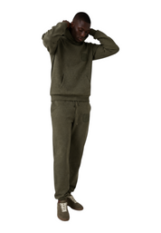 Felpa con cappuccio uomo verde guess - felpe