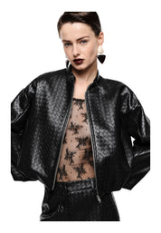 Bomber jacket corta donna nero imperial - giacche