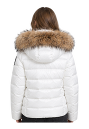 Giubbotto ivory micro rip bambina bianco blauer - giubbotti
