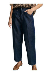 Jeans baloon fit vita alta pinces Uomo Blu PLEASE