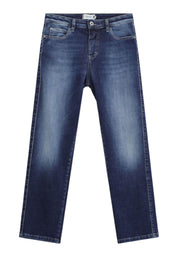 Jeans cropped vita alta Donna Blu PLEASE