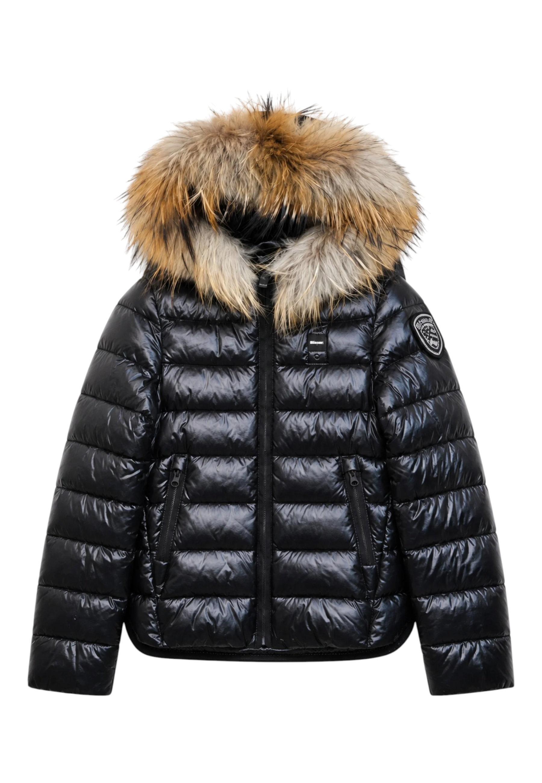 Giubbotto ivory micro rip bambina nero blauer - giubbotti