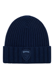 Berretto kenwood a coste bambino blu blauer - cappelli