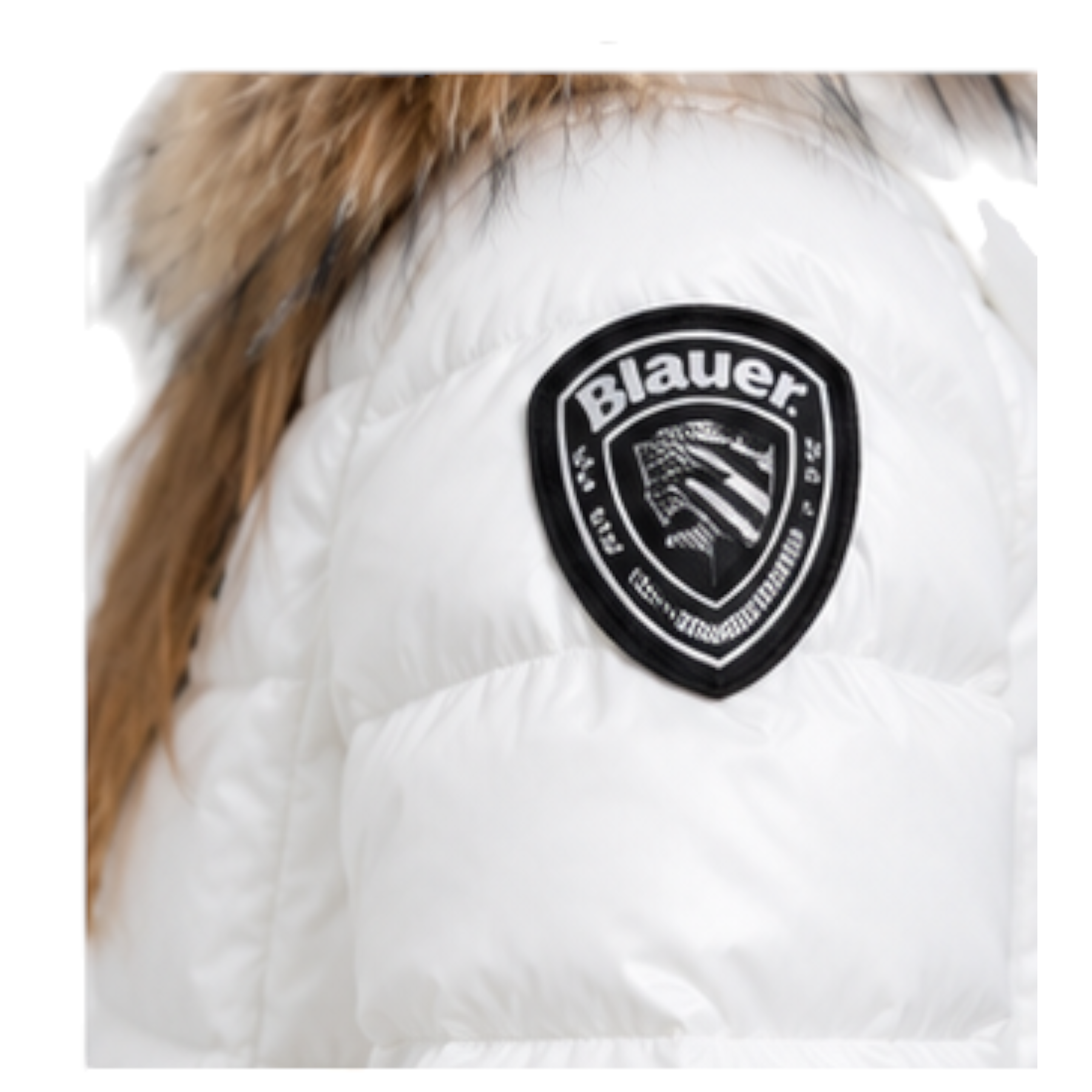 Giubbotto ivory micro rip bambina bianco blauer - giubbotti