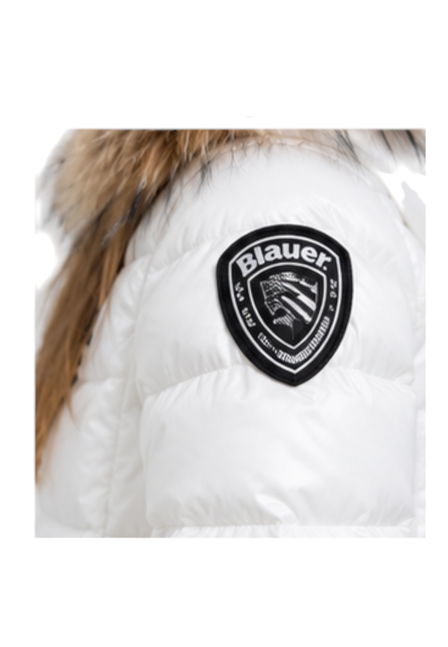 Giubbotto ivory micro rip bambina bianco blauer - giubbotti