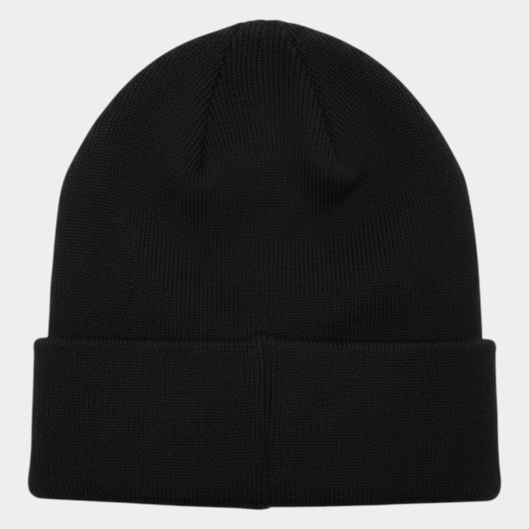 Berretto Follower SRL Blauer nero in misto lana e cashmere con lavorazione a coste e risvolto, stile invernale