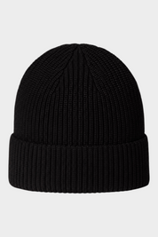 Berretto unisex nero a coste The North Face in vendita presso Follower SRL, ideale per l'inverno.