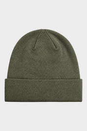 Berretto unisex The North Face Dock Worker color verde oliva con risvolto, ideale per l'inverno da Follower SRL