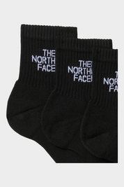 Calzini sportivi Follower SRL The North Face neri a taglio basso con logo bianco ricamato sul bordo