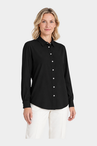 Camicia in Light Flannel Donna Nero RAGNO - I
