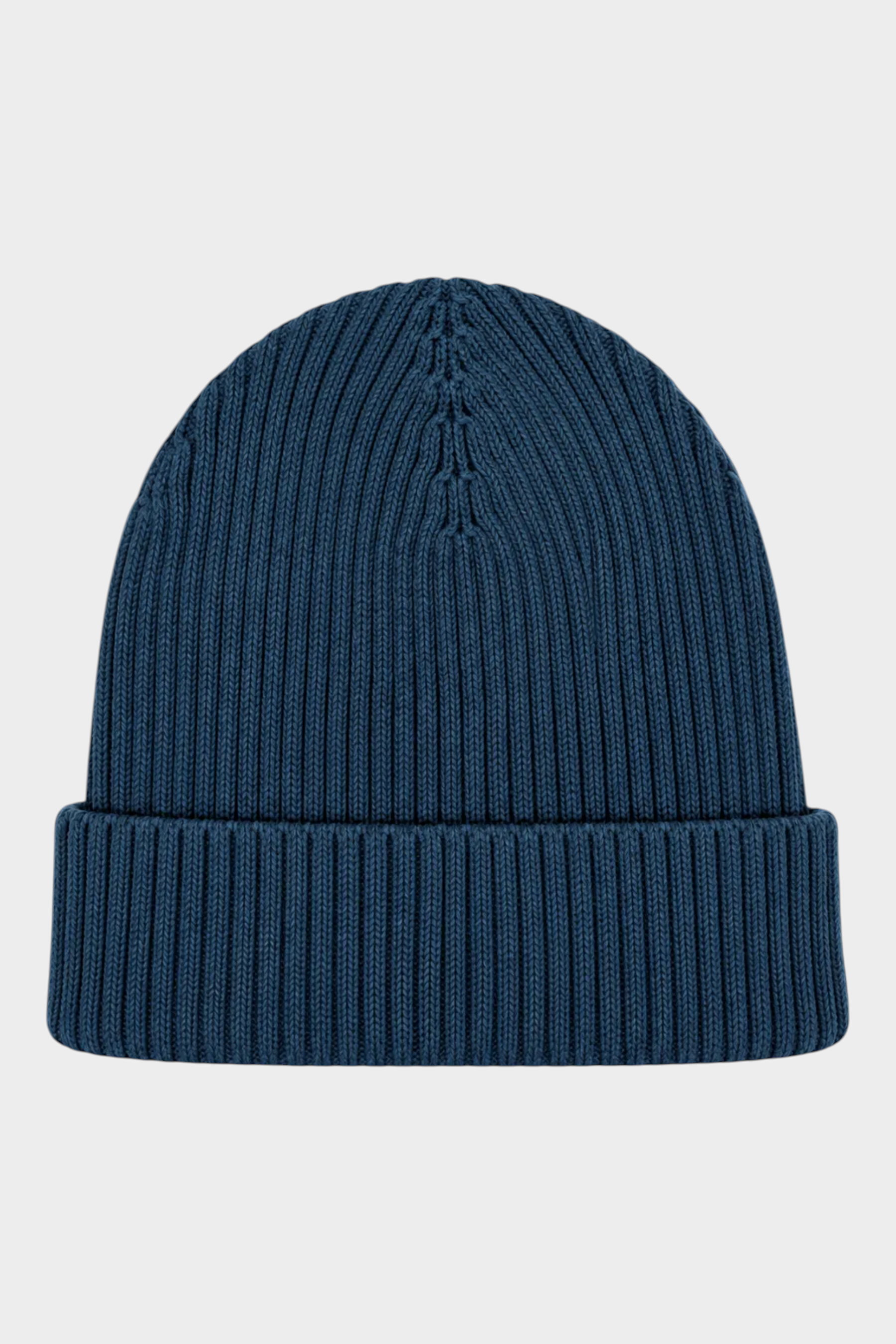 Cappello a cuffia unisex Follower SRL SUNS BOARDS in maglia a costine blu con risvolto, ideale per l'inverno.