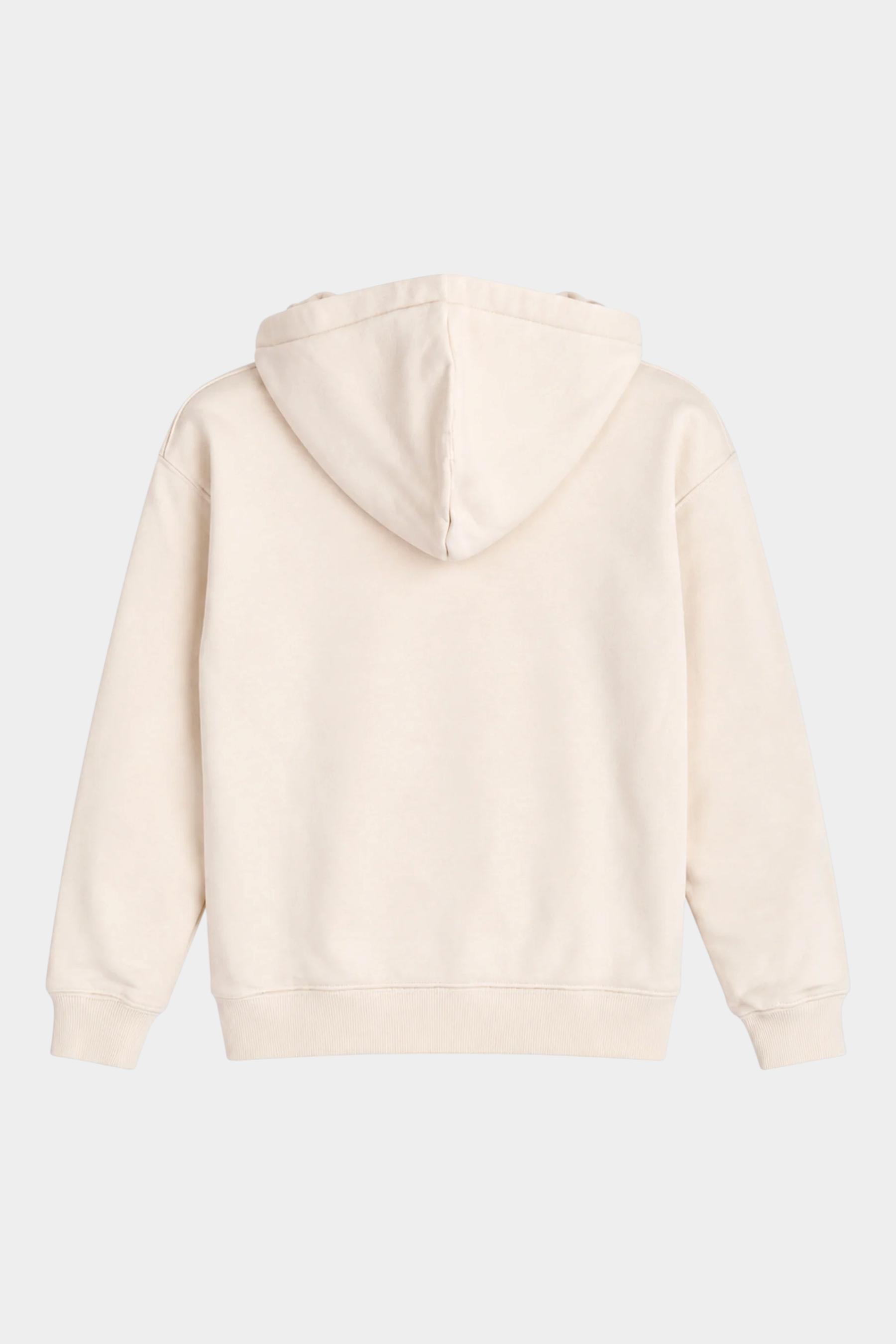 Felpa con cappuccio Follower SRL MC2 Saint Barth color avorio in cotone, vista posteriore con cappuccio