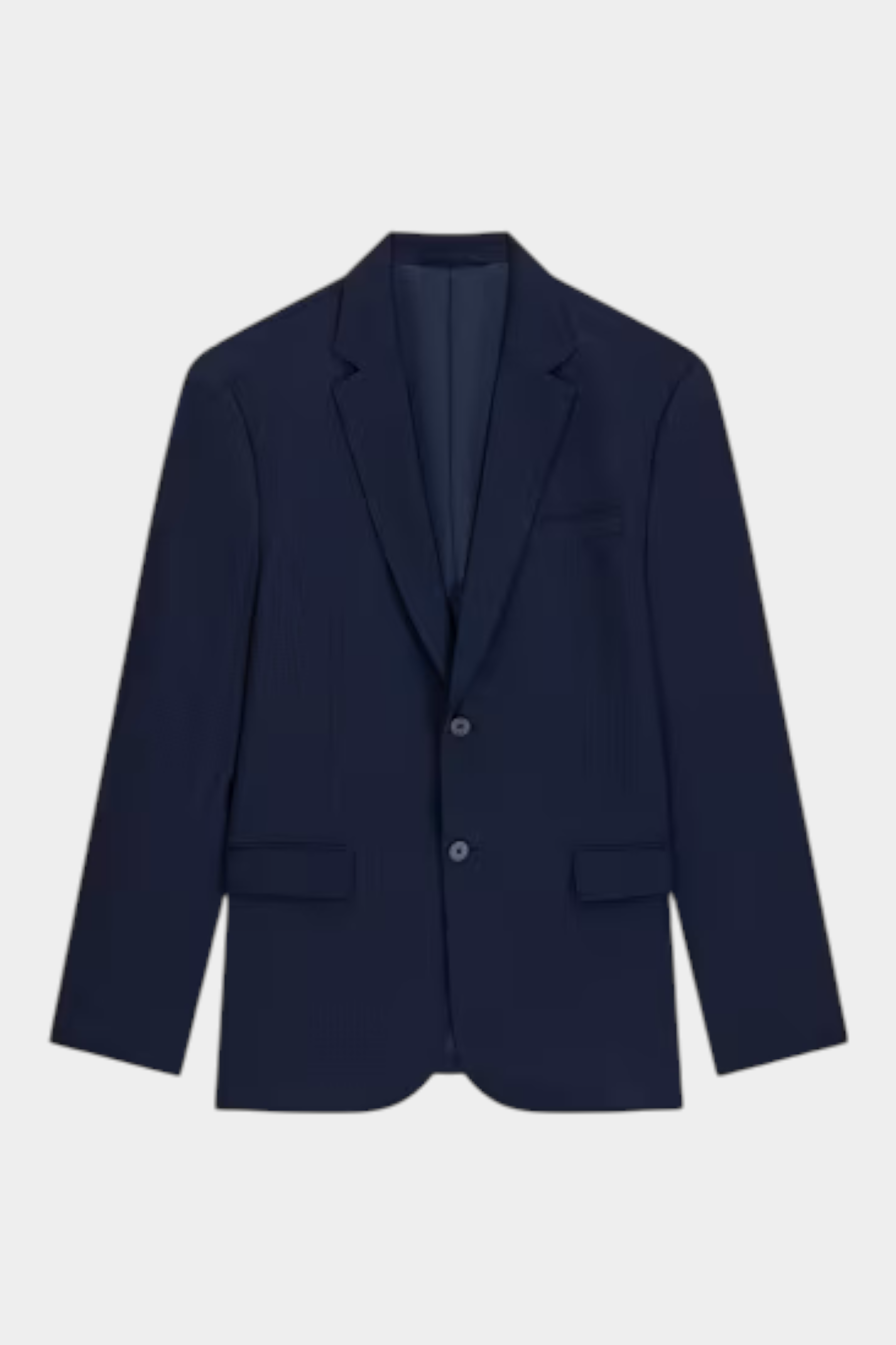 Giacca monopetto da uomo blu GUESS proposta da Follower SRL, elegante blazer con chiusura a due bottoni