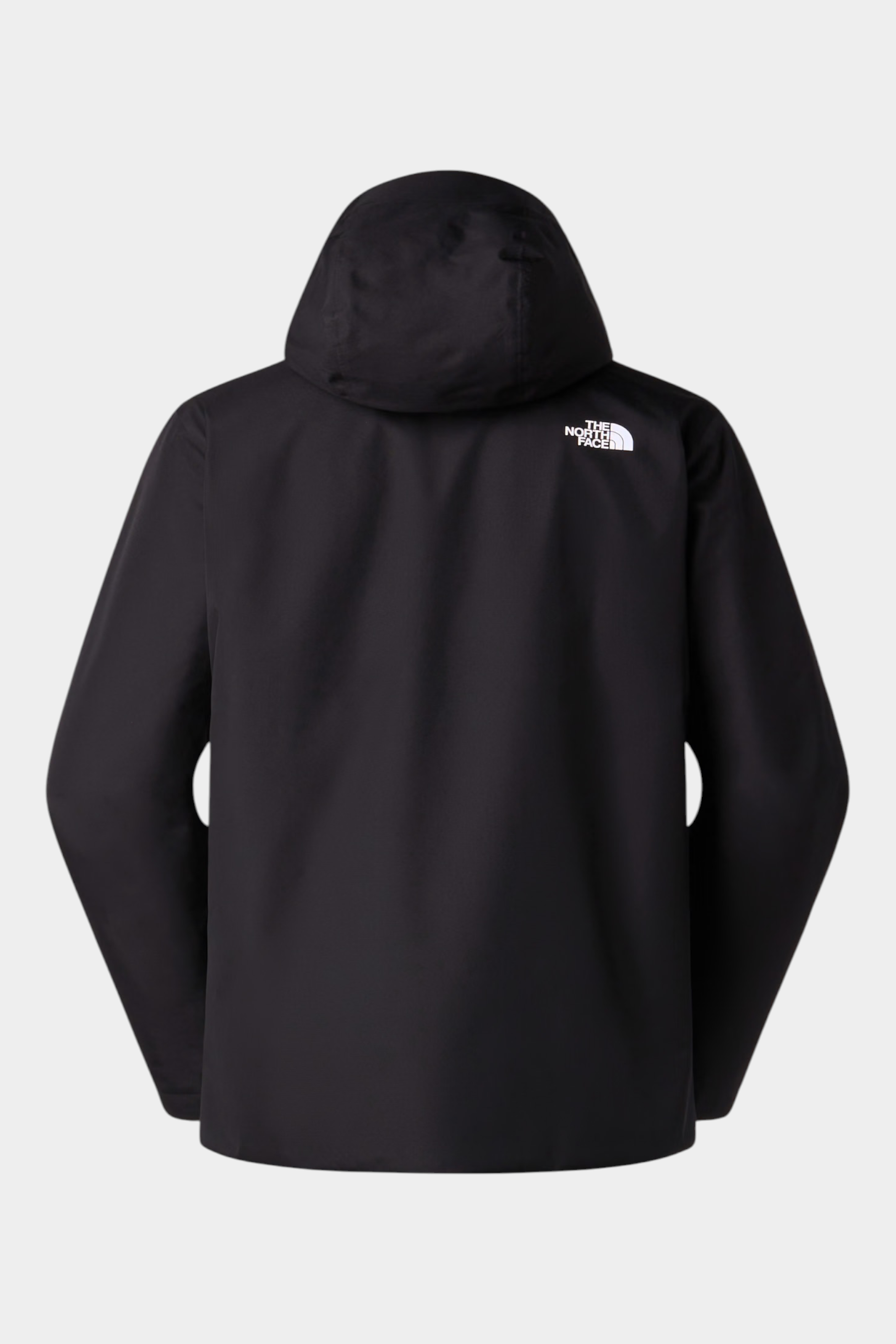 Vista posteriore della giacca nera Follower SRL The North Face Quest DryVent Triclimate con cappuccio