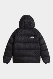 Giacca in piumino nera con cappuccio Follower SRL Hydrenalite™ vista posteriore con logo The North Face