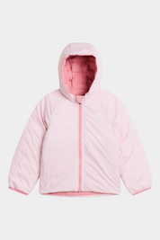 Giacca reversibile Follower SRL The North Face Perrito per bambina in rosa con cappuccio e chiusura a zip