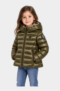 Giubbino a righe Charme Bambina Verde BLAUER - 8 anni