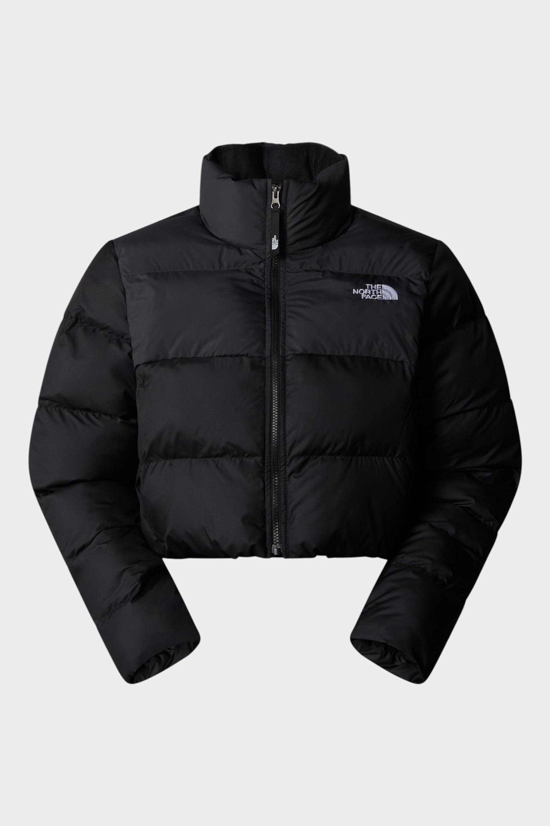 Giubbino cropped nero The North Face Saikuru con tecnologia WindWall e logo ricamato, venduto da Follower SRL