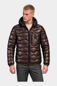 Giubbino ad onde wave Uomo Marrone BLAUER - M