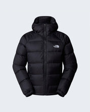 Giubbino con cappuccio Follower SRL The North Face Hydrenalite nero in piumino con zip frontale e logo ricamato