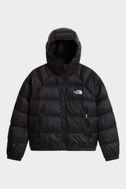 Giubbino nero con cappuccio Hydrenalite Follower SRL, piumino trapuntato da donna con chiusura a zip