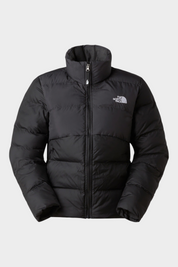 Giubbino imbottito nero da donna The North Face Saikuru con collo alto e logo bianco, proposto da Follower SRL