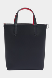 Borsa da viaggio verticale reversibile Follower SRL Lacoste in blu con interno rosso e doppi manici