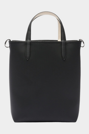 Borsa da viaggio verticale reversibile Follower SRL Lacoste in nero con doppi manici e design minimalista