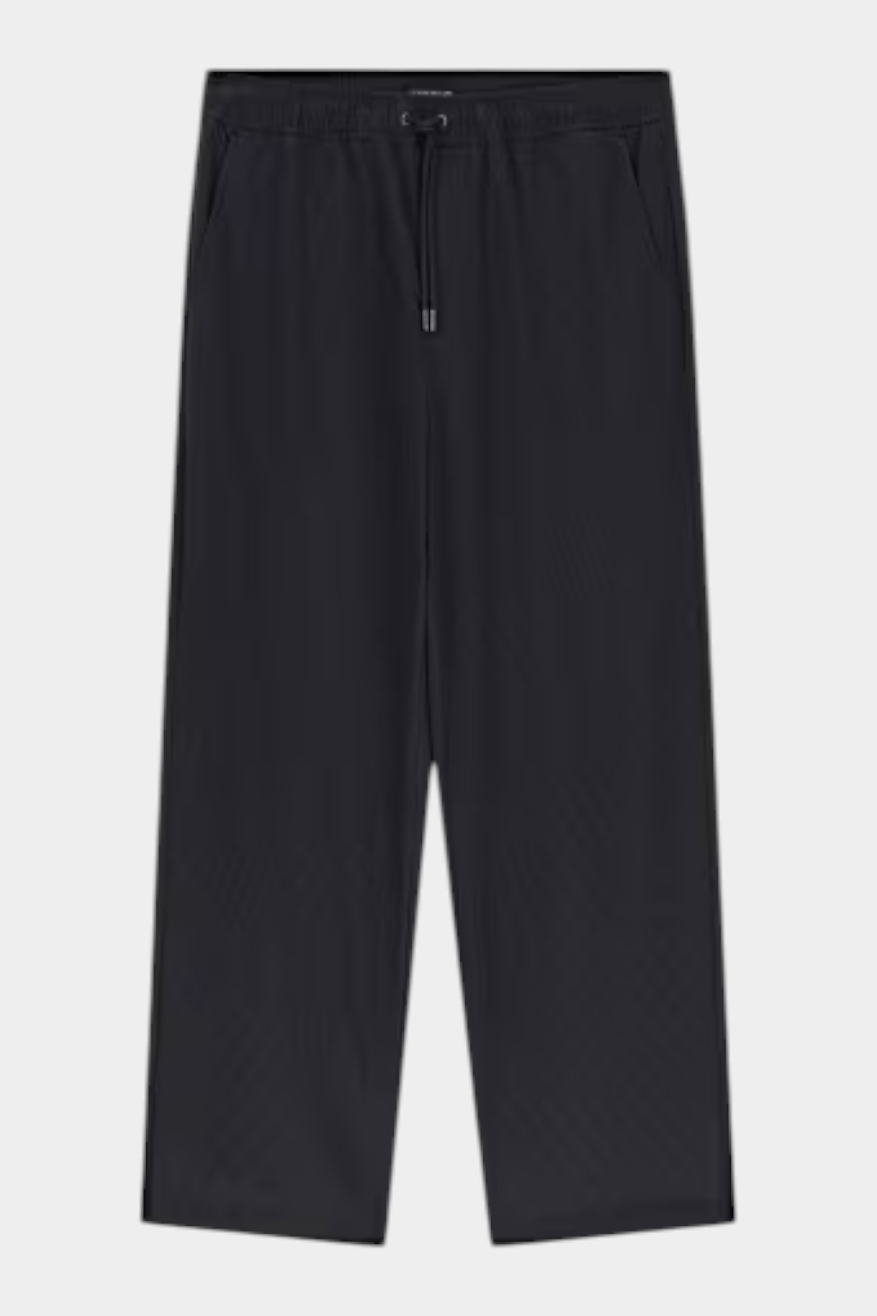 Pantalone a gamba larga da uomo grigio scuro GUESS di Follower SRL con vita elasticizzata e coulisse