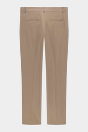 Pantaloni classici da uomo beige GUESS visti da dietro, proposti da Follower SRL con tasche a filetto posteriori