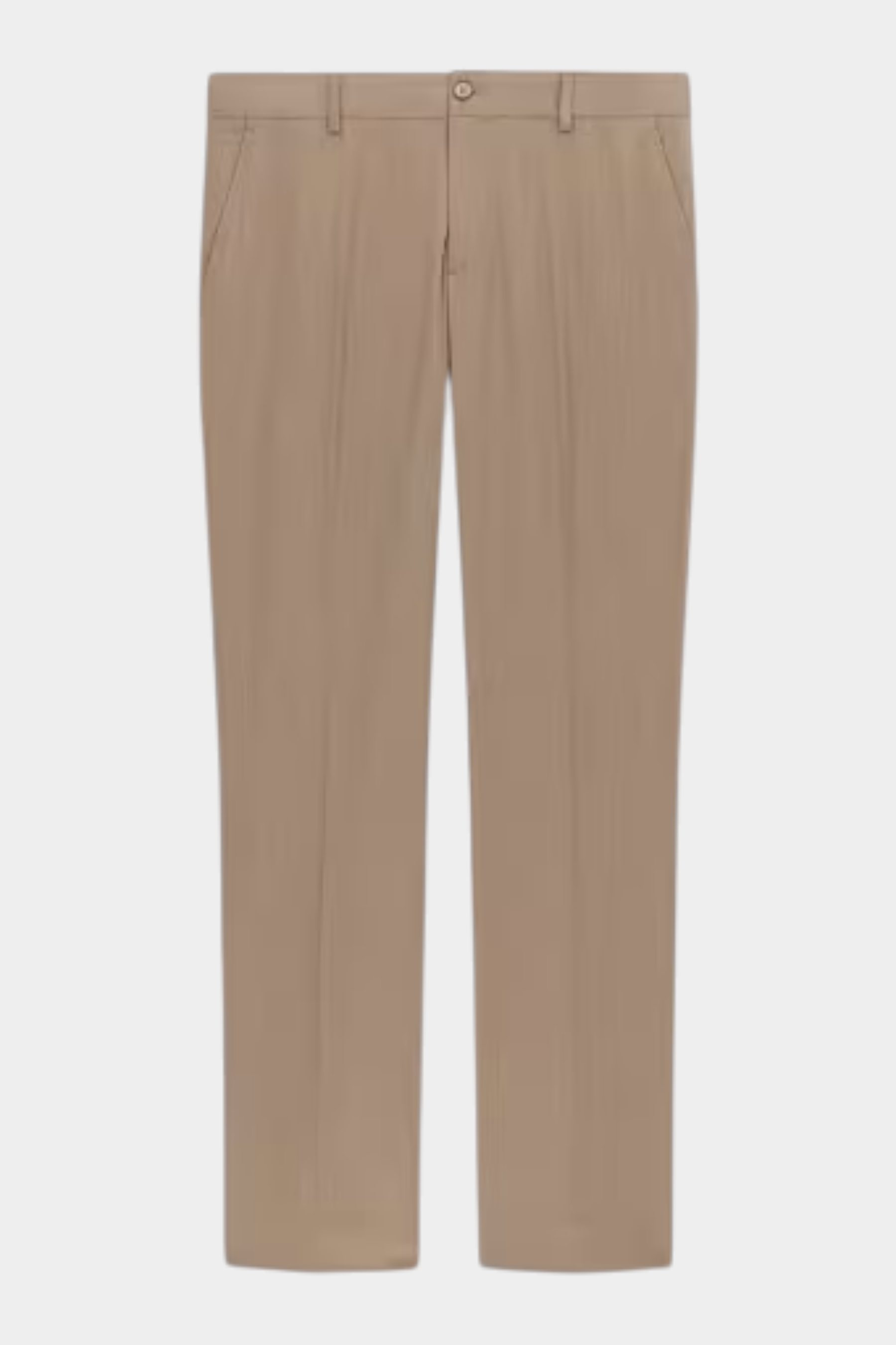 Pantaloni classici da uomo beige GUESS venduti da Follower SRL, taglio sartoriale con chiusura a bottone