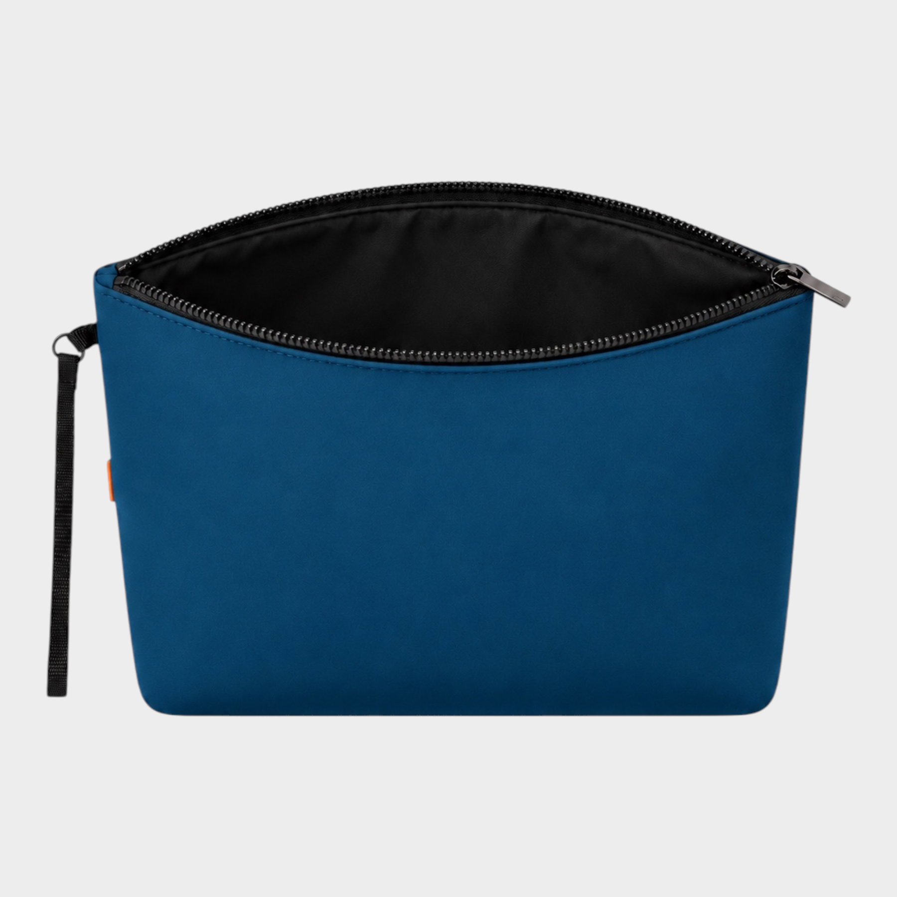Pochette unisex in neoprene blu SUNS BOARDS di Follower SRL con chiusura a zip e cinturino da polso