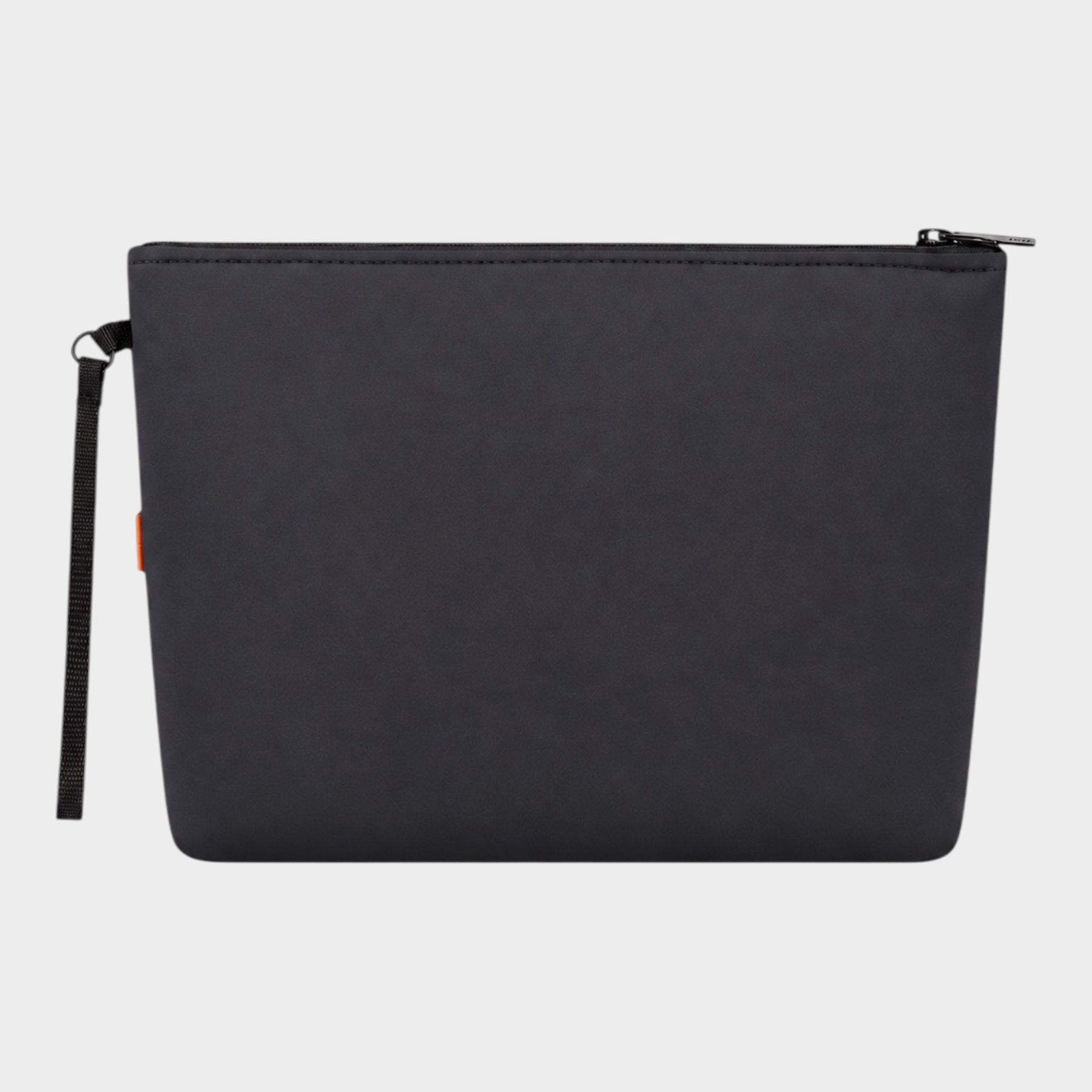 Pochette unisex Follower SRL SUNS BOARDS in neoprene grigio con chiusura a zip e cinturino da polso