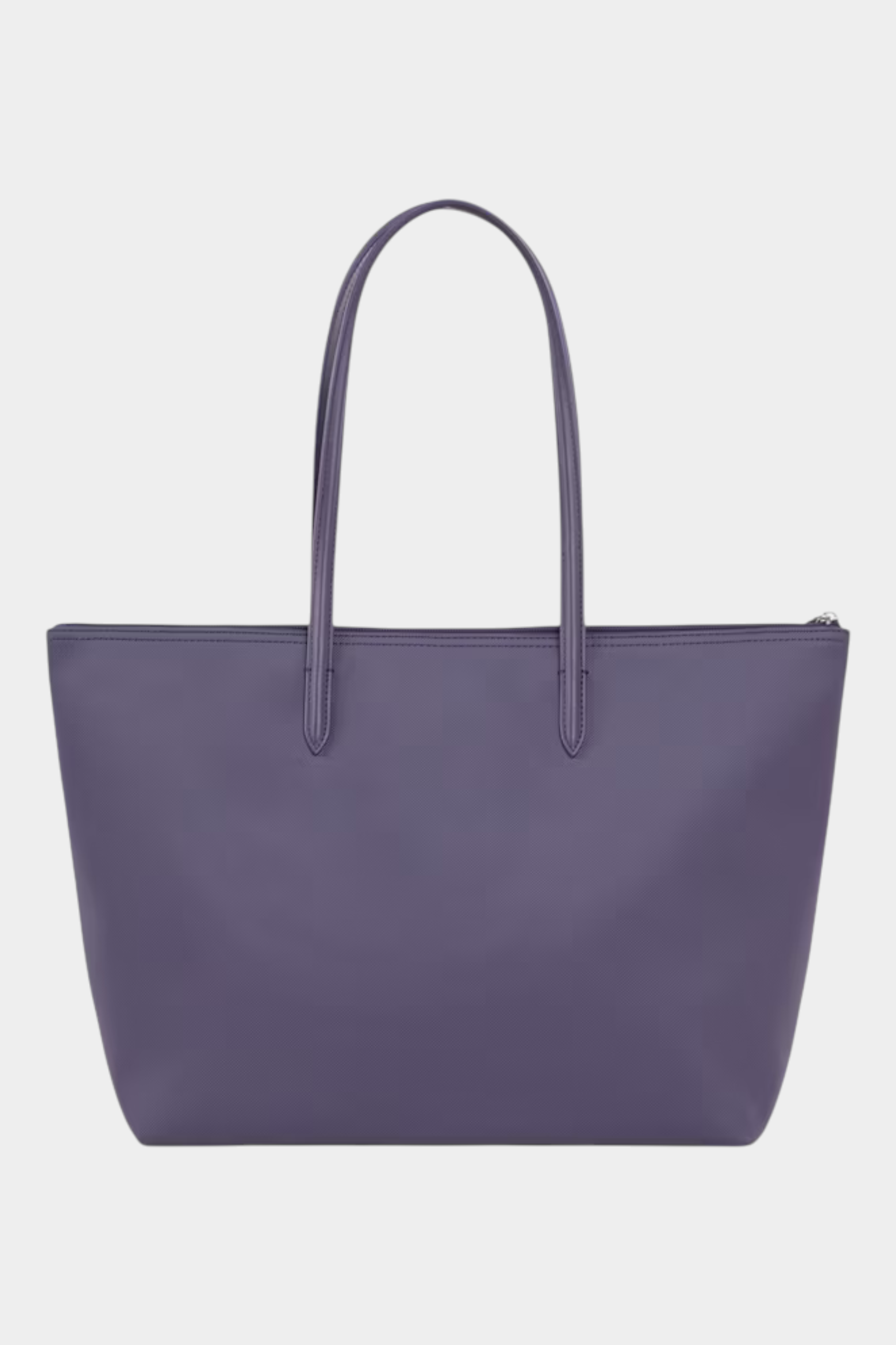 Shopping bag grande Lacoste L.12.12 Concept viola in materiale sintetico con manici lunghi, venduta da Follower SRL