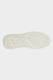 Suola in gomma bianca con logo GUESS in rilievo per sneaker da uomo Follower SRL