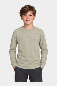 T-shirt logo Iconico Bambino Beige US GRAND POLO - 8 anni